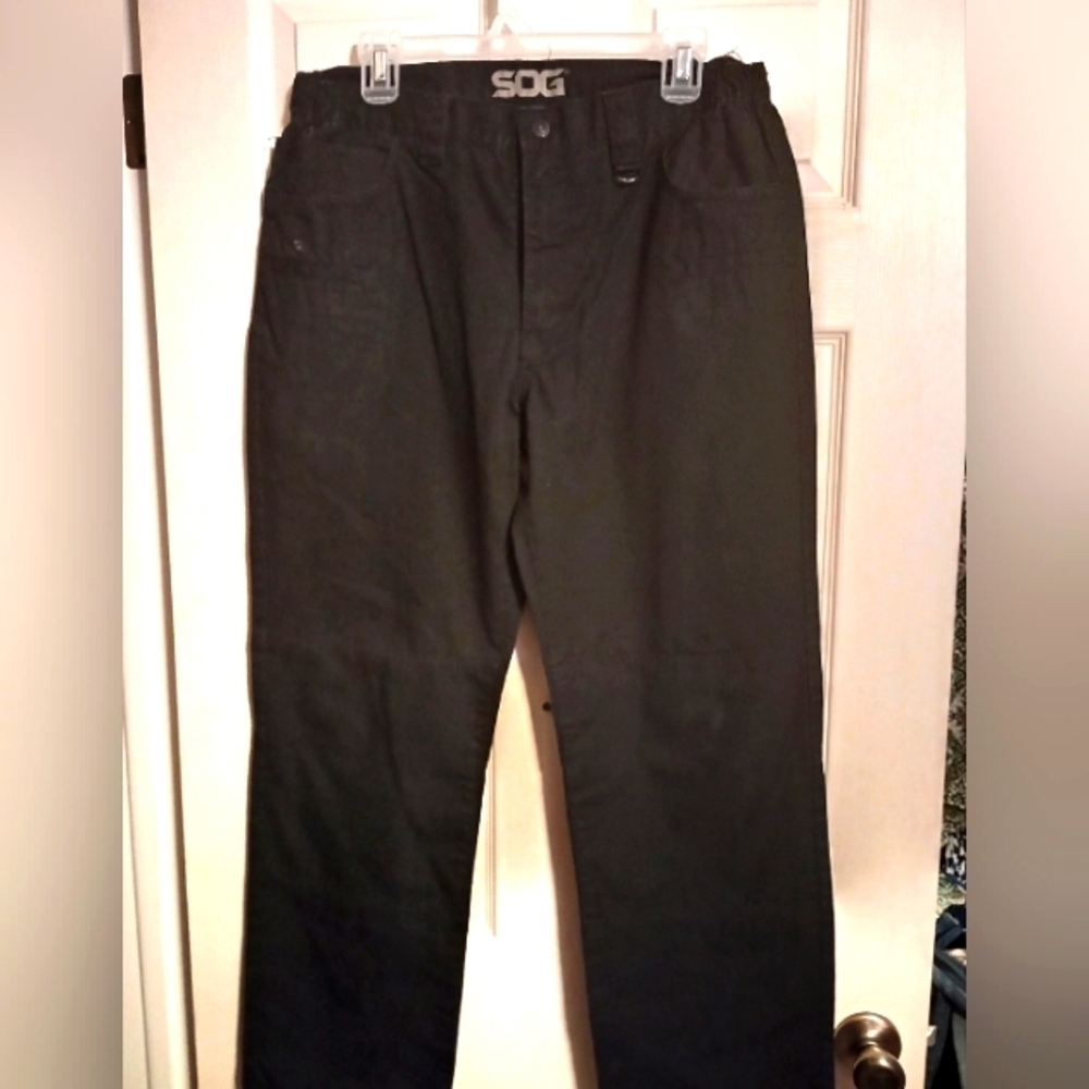 Vintage Black Tactical SOG Pants Men's Size 34/30